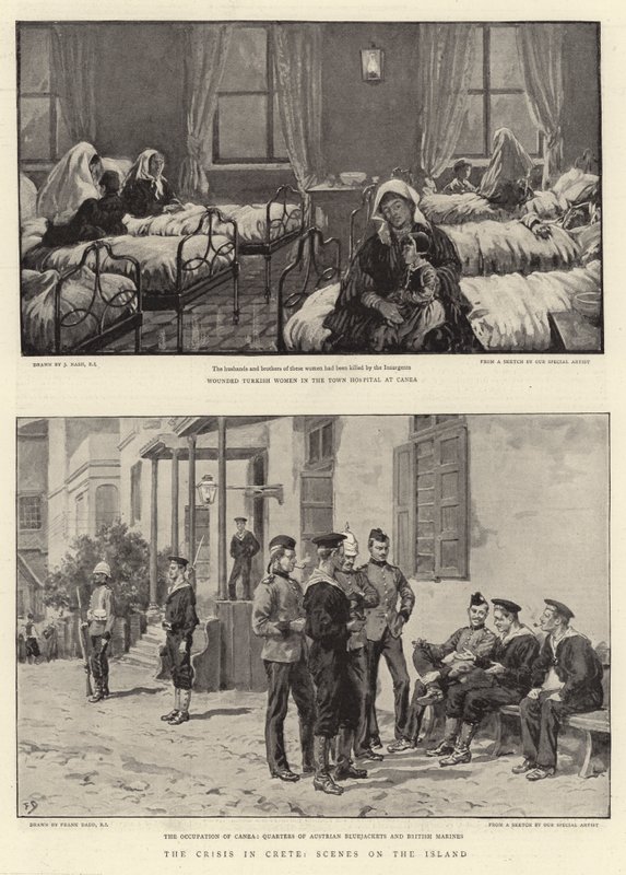 The Crisis in Crete by Joseph Nash