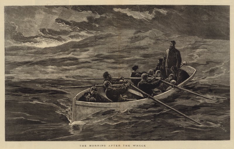 The Morning after the Wreck by Joseph Nash
