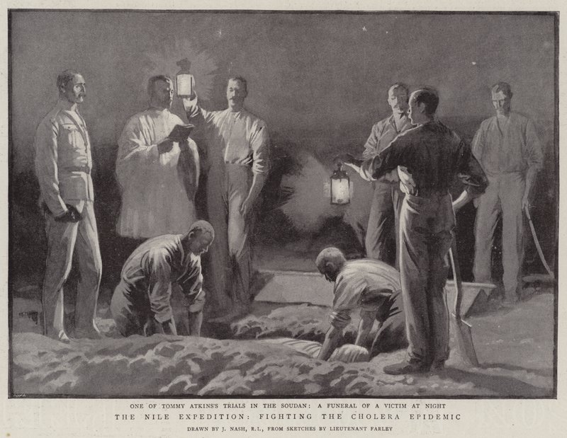 The Nile Expedition, Fighting the Cholera Epidemic by Joseph Nash