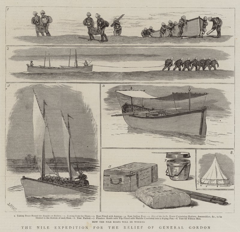 The Nile Expedition for the Relief of General Gordon by Joseph Nash