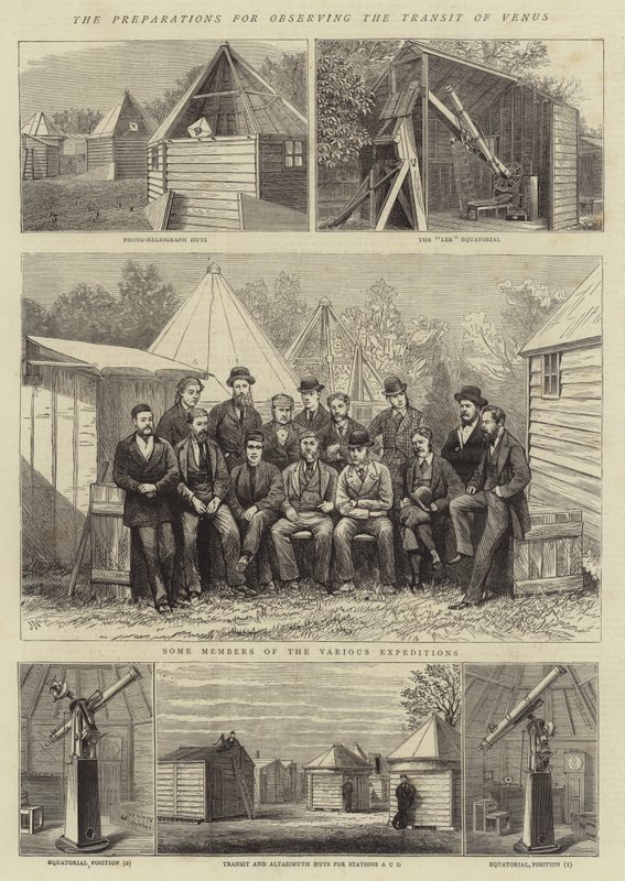 The Preparations for observing the Transit of Venus by Joseph Nash