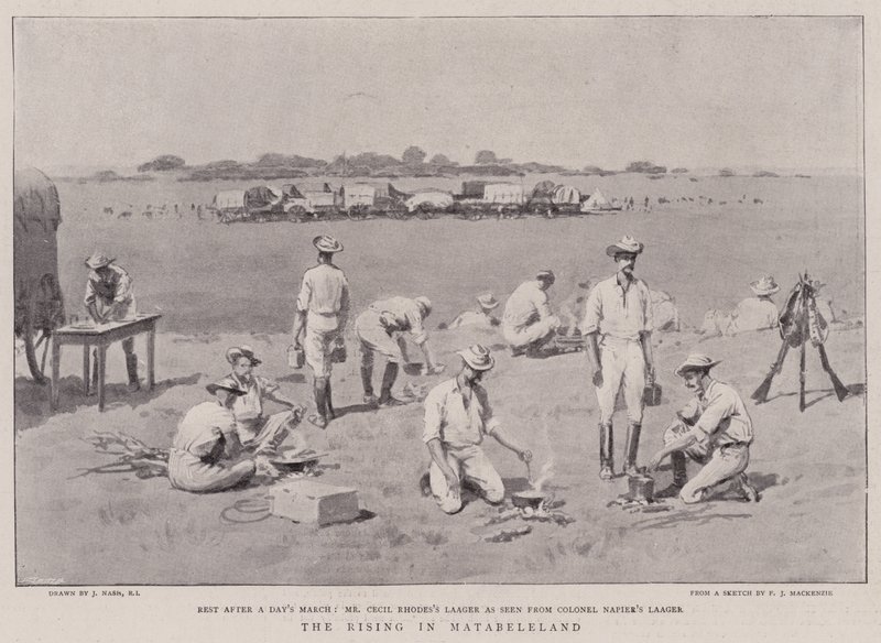 The Rising in Matabeleland by Joseph Nash