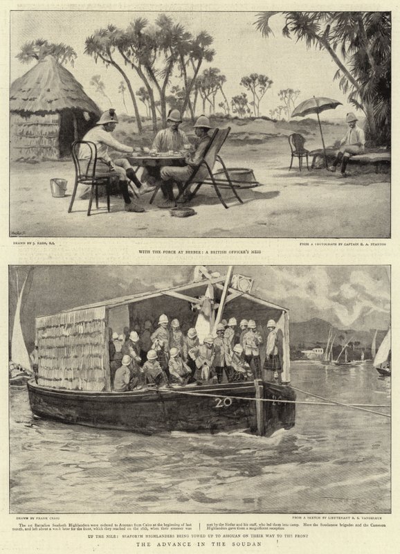 The Advance in the Sudan by Joseph Nash