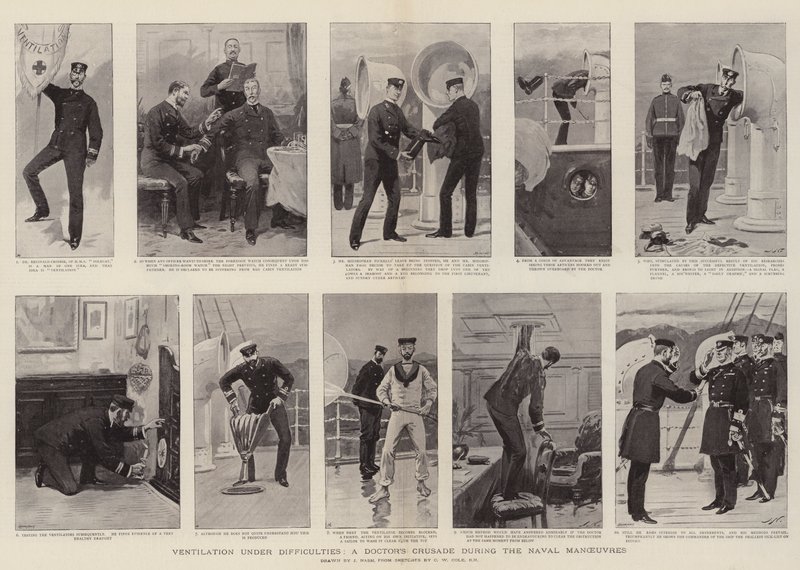 Ventilation under Difficulties, a Doctor