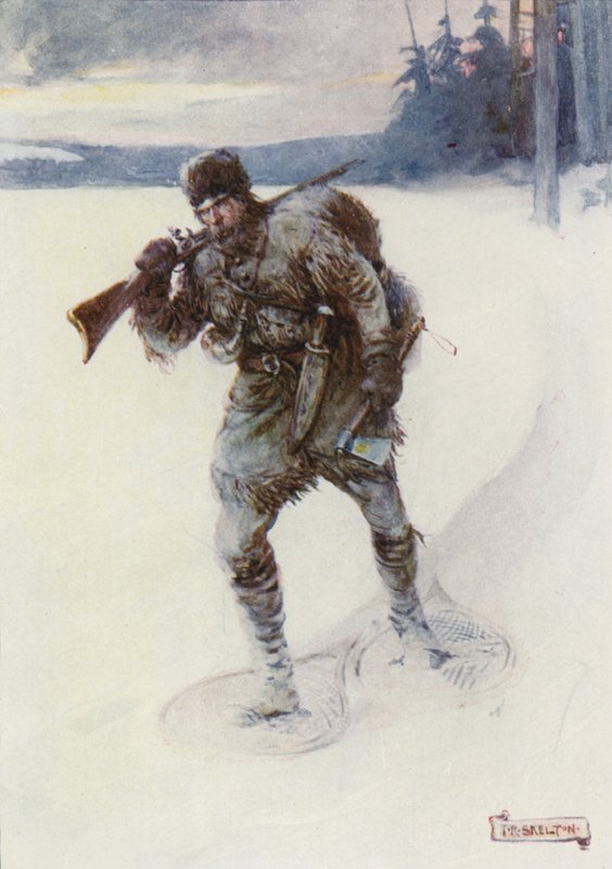 Alone Across the Trackless Snow by Joseph Ratcliffe Skelton