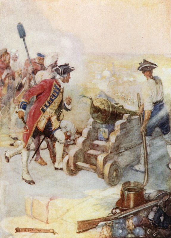 Clive Fired One of the Guns Himself by Joseph Ratcliffe Skelton
