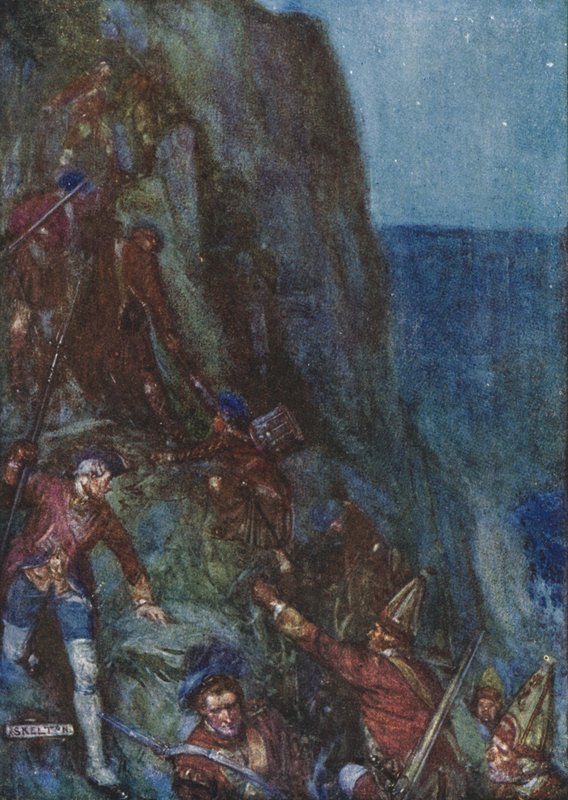 Slipping and stumbling, the men went on by Joseph Ratcliffe Skelton