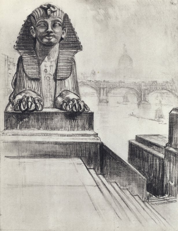 The Sphinx by Joseph (after) Pennell