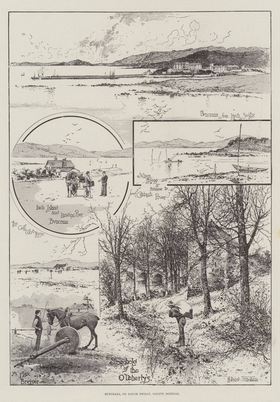 Buncrana, on Lough Swilly, County Donegal by Joseph Holland Tringham