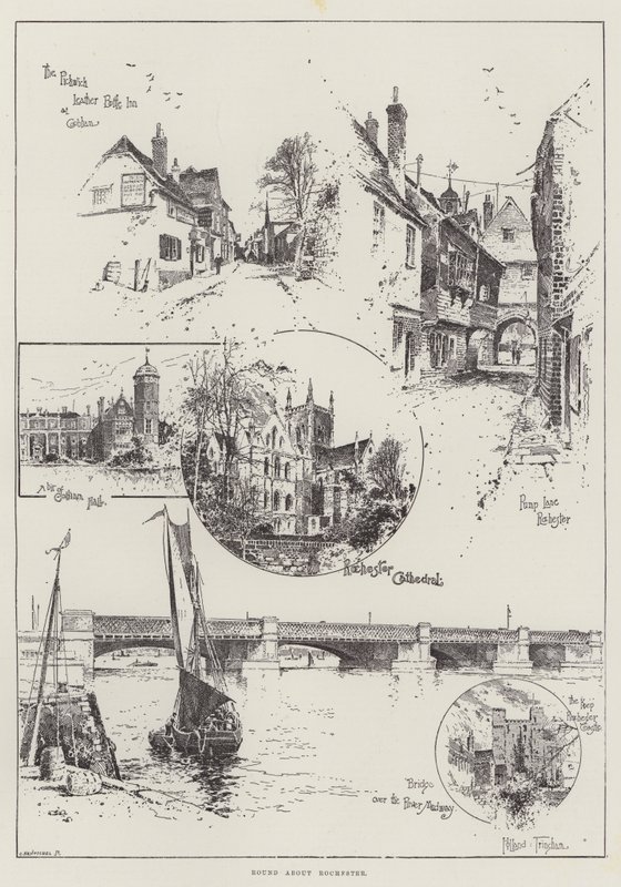 Round About Rochester by Joseph Holland Tringham