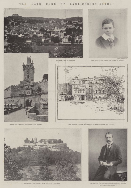 The Late Duke of Saxe-Coburg-Gotha by Joseph Holland Tringham
