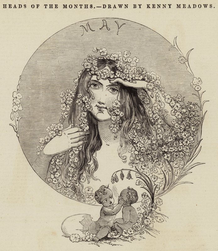 Heads of the Months by Joseph Kenny Meadows