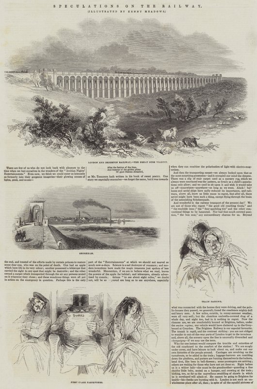 Speculations on the Railway by Joseph Kenny Meadows