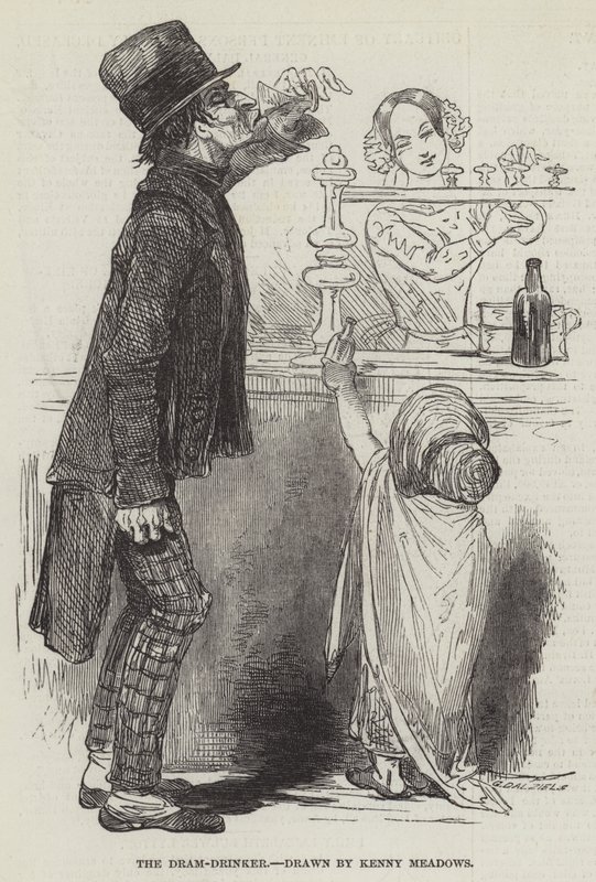 The Dram-Drinker by Joseph Kenny Meadows