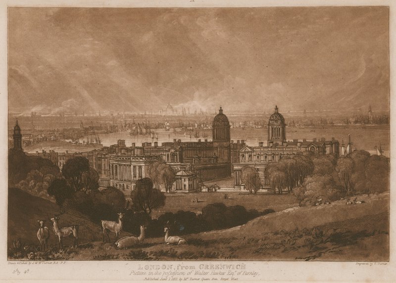 London from Greenwich by Joseph Mallord William Turner