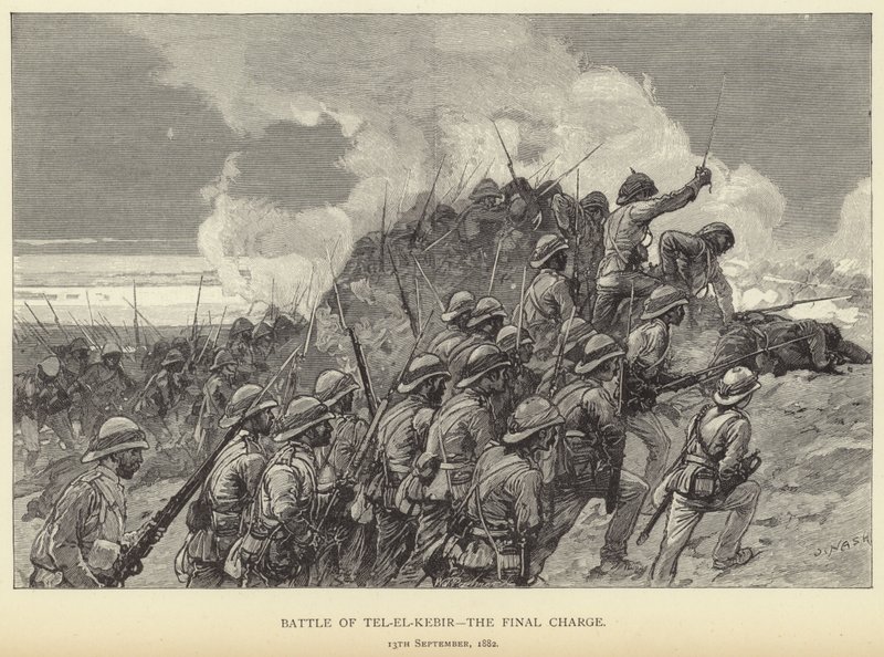 Battle of Tel-El-Kebir by Joseph Nash
