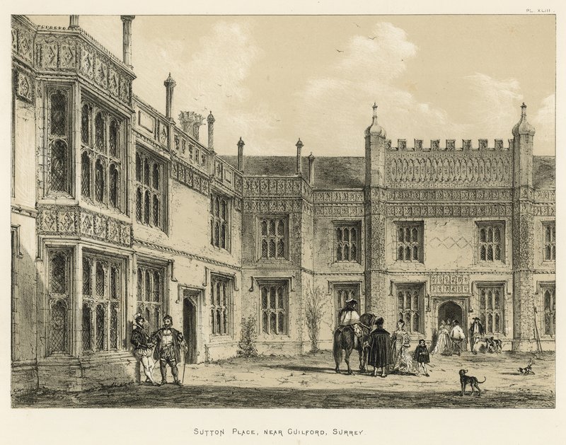 Sutton Place, Near Guildford, Surrey by Joseph Nash