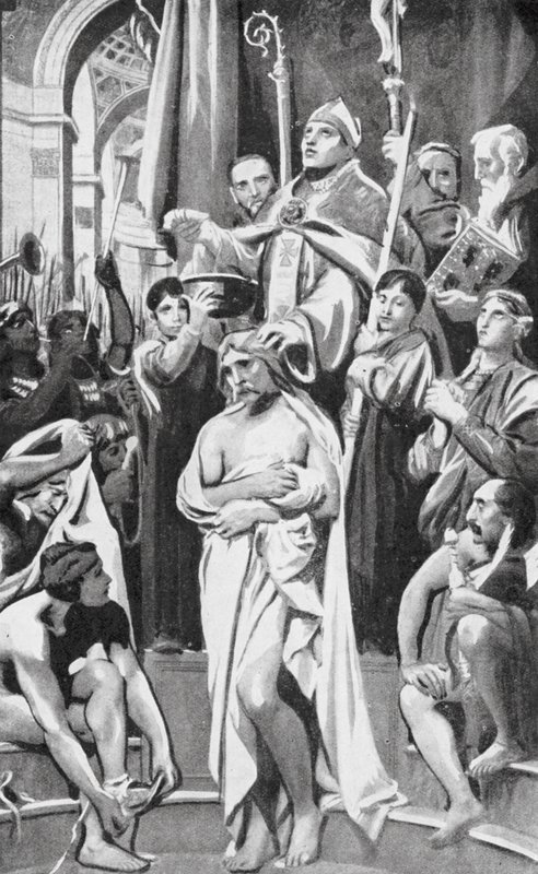 The Baptism of Clovis by Joseph Paul (after) Blanc