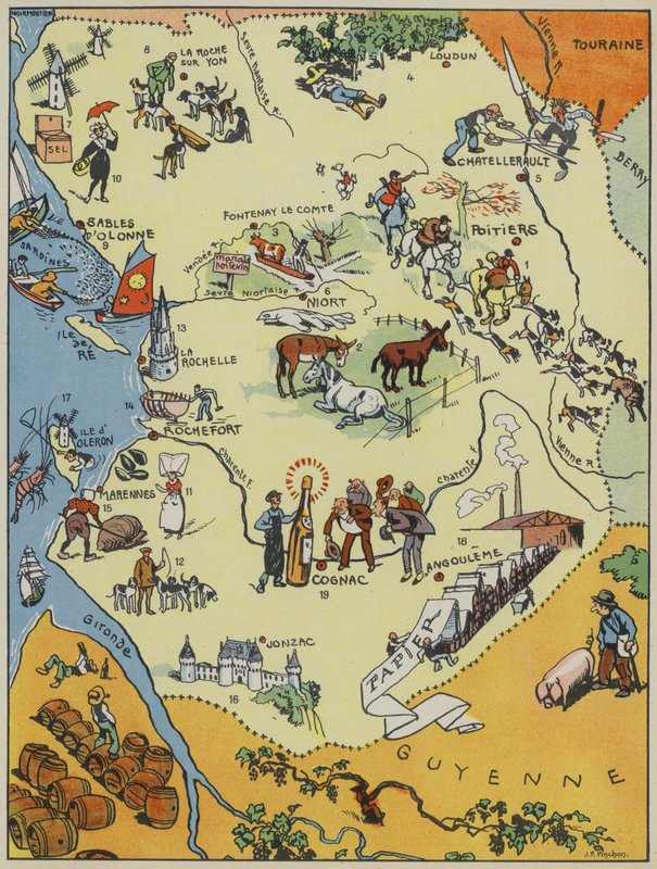 Aunis Et Saintonge-Angoumois-Poitou by Joseph Porphyre Pinchon