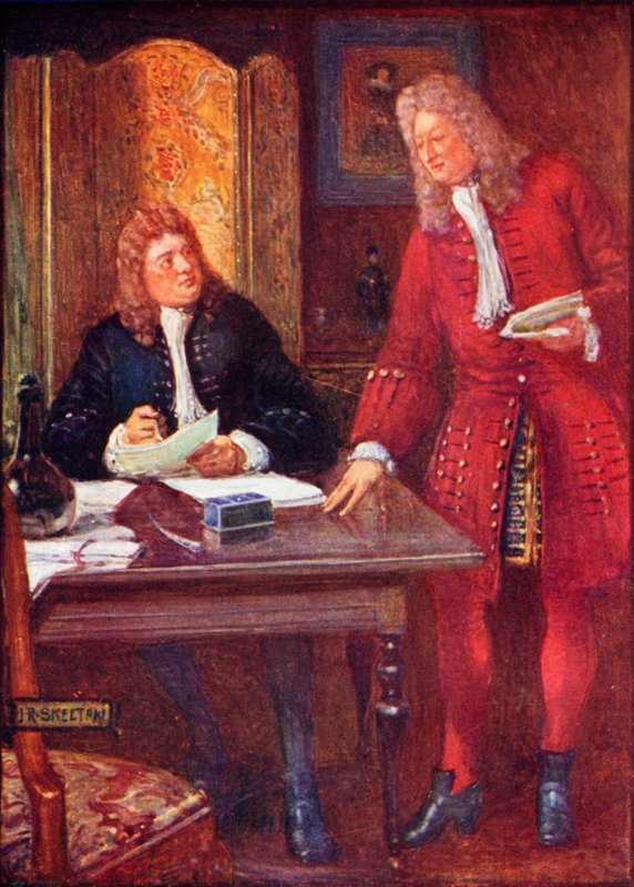 Joseph Addison and Richard Steele by Joseph Ratcliffe Skelton