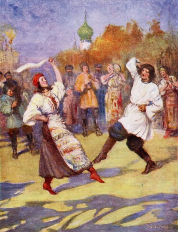 Russian Peasant Dance by Joseph Ratcliffe Skelton