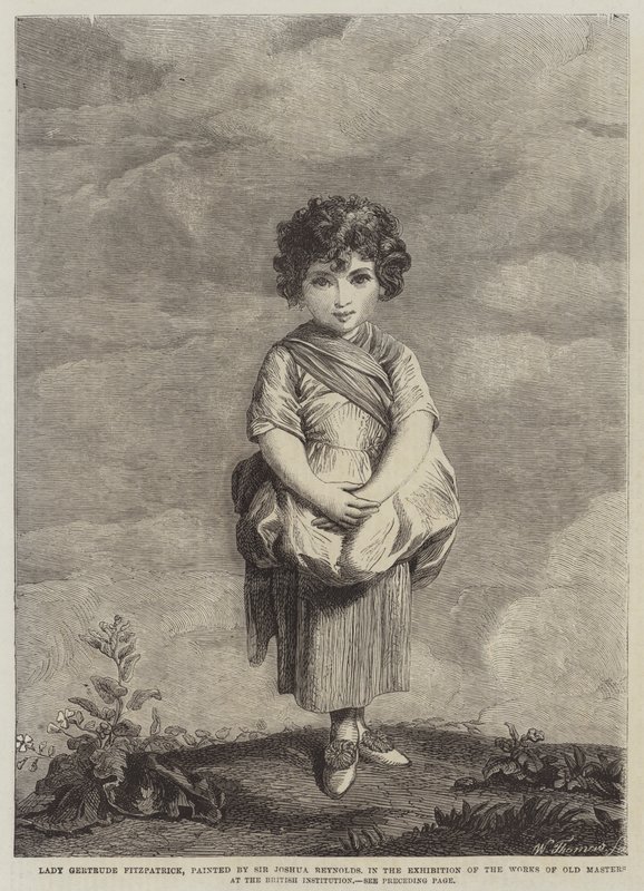 Lady Gertrude Fitzpatrick by Joshua Reynolds