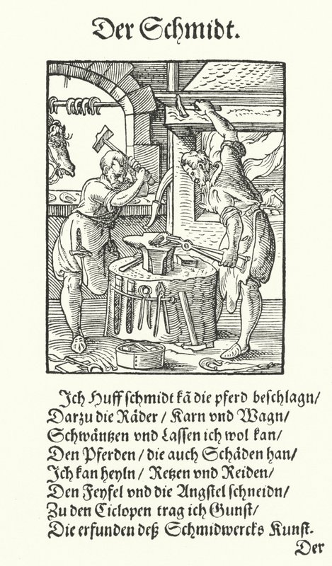 The Blacksmith by Jost (after) Amman