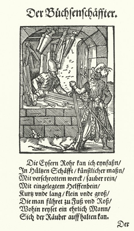 The Gunsmith by Jost (after) Amman