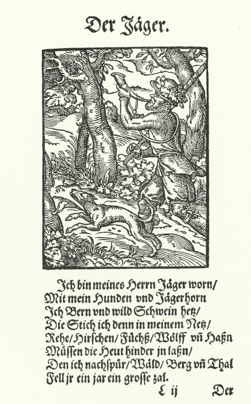 The Hunter by Jost (after) Amman