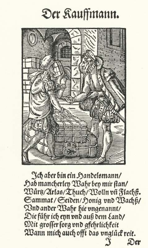 The Merchant by Jost (after) Amman
