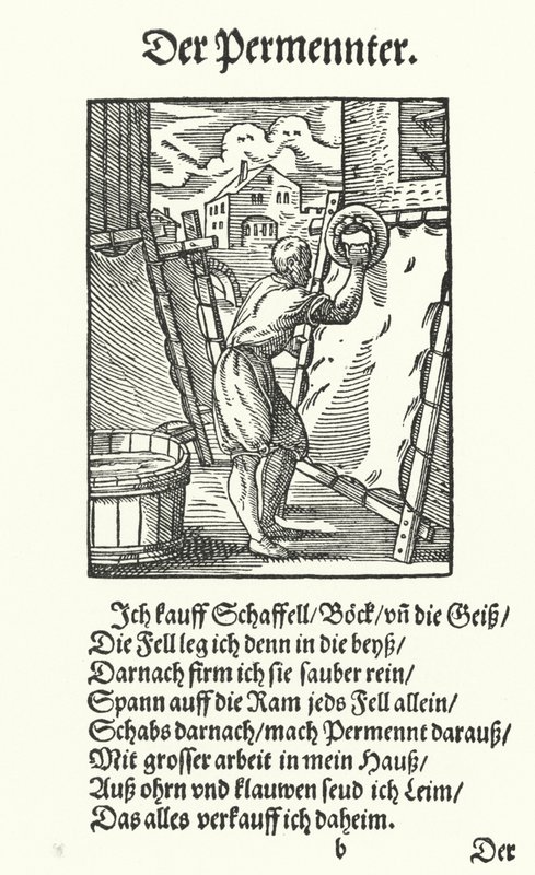 The Parchmenter by Jost (after) Amman