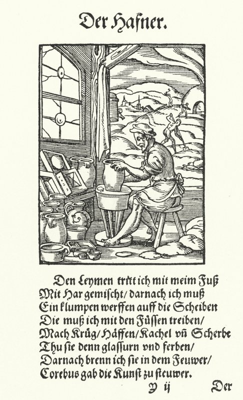 The Potter by Jost (after) Amman