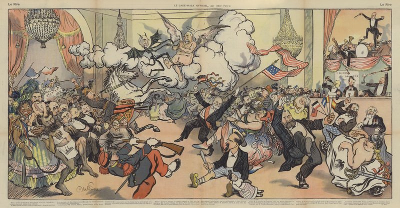 The Cake-Walk Official by Jules Abel Faivre