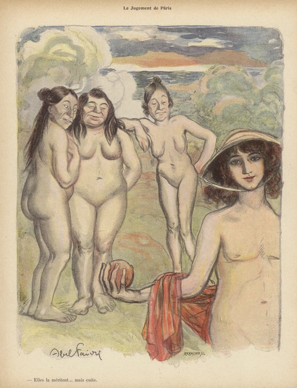 Judgement of Paris by Jules Abel Faivre