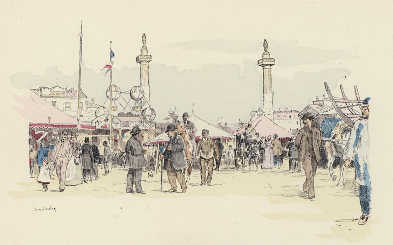 The Fair by Jules Arsene (after) Garnier