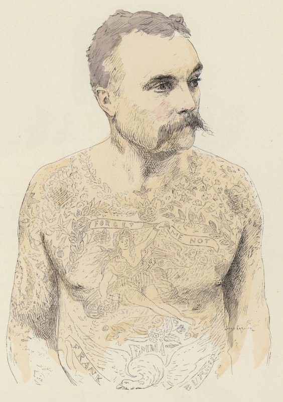 Tattoos by Jules Arsene (after) Garnier