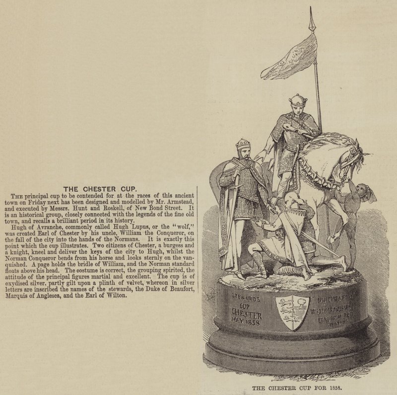 The Chester Cup for 1858 by Julian Portch