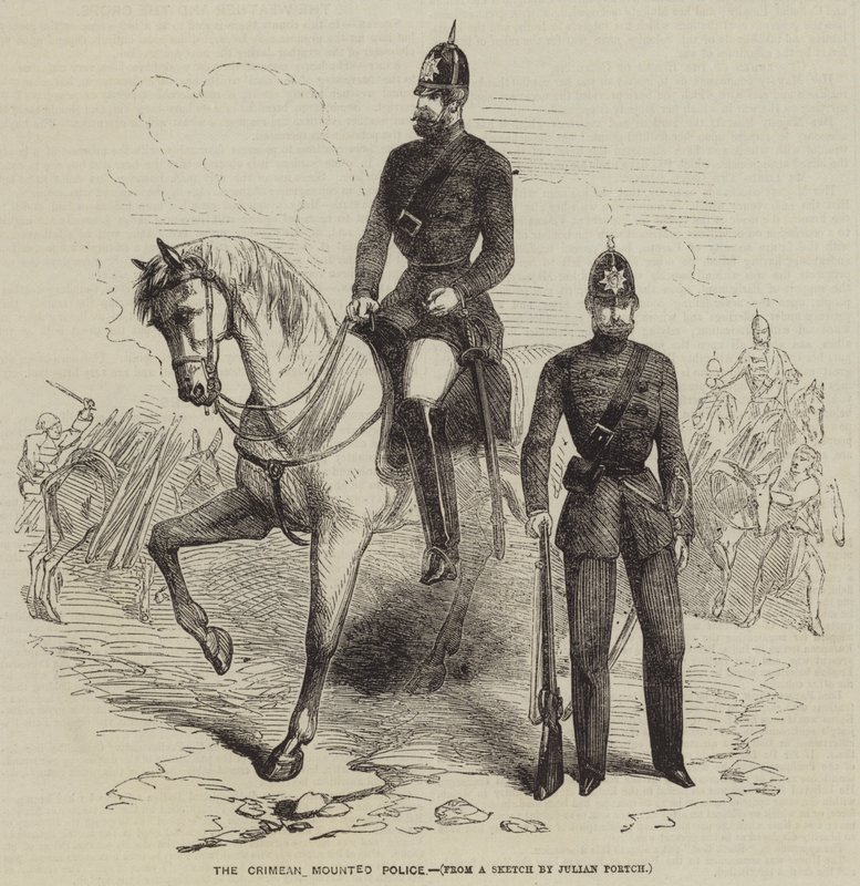The Crimean Mounted Police by Julian Portch