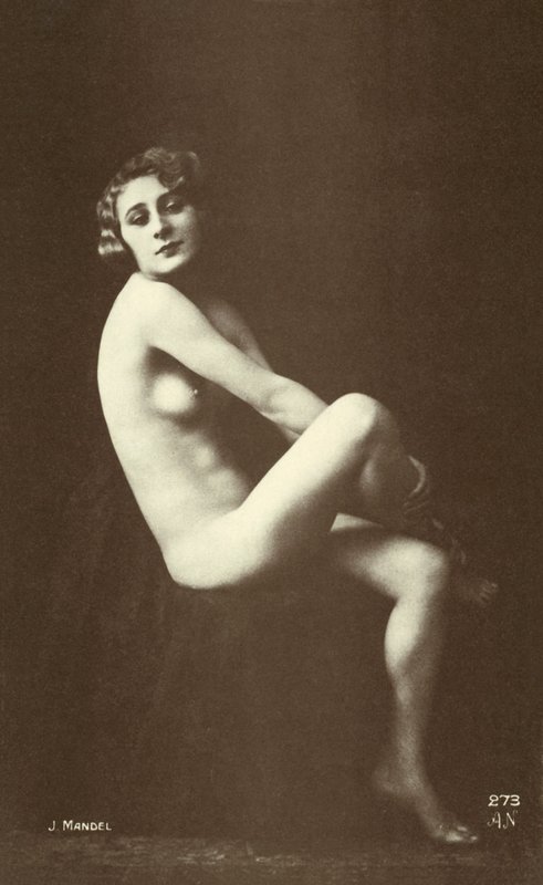 Female Nude by Julian or Julien Mandel