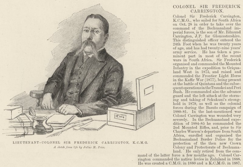 Lieutenant-Colonel Sir Frederick Carrington, KCMG by Julius Mandes Price