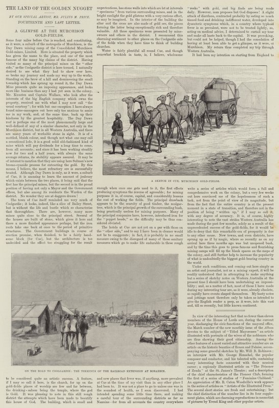 The Land of the Golden Nugget by Julius Mandes Price