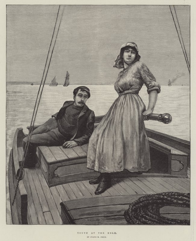 Youth at the Helm by Julius Mandes Price
