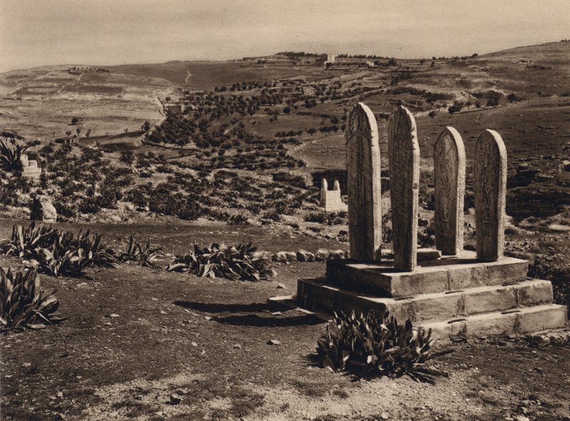 Jerusalem, Mohammedan Grave by Karl Grober