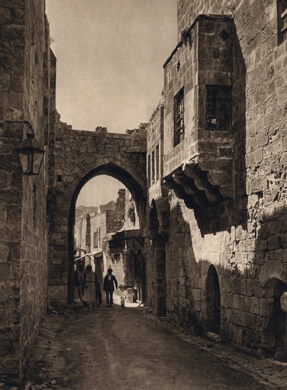 Jerusalem, Street Scene by Karl Grober