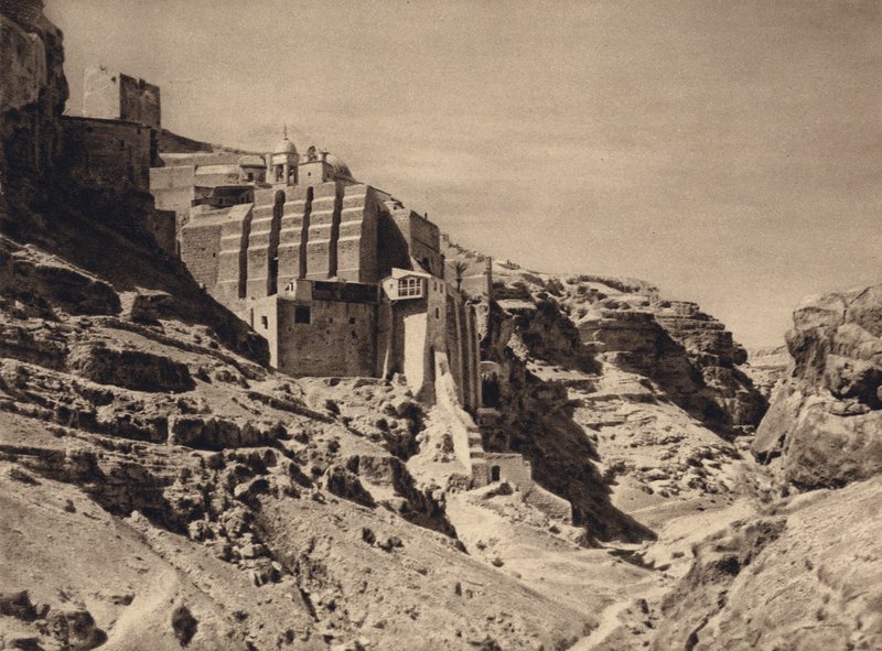 Mar Saba, Greek Monastery by Karl Grober