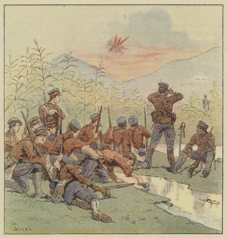 Japanese Infantry Hidden in the Gaolian by L. Malespine