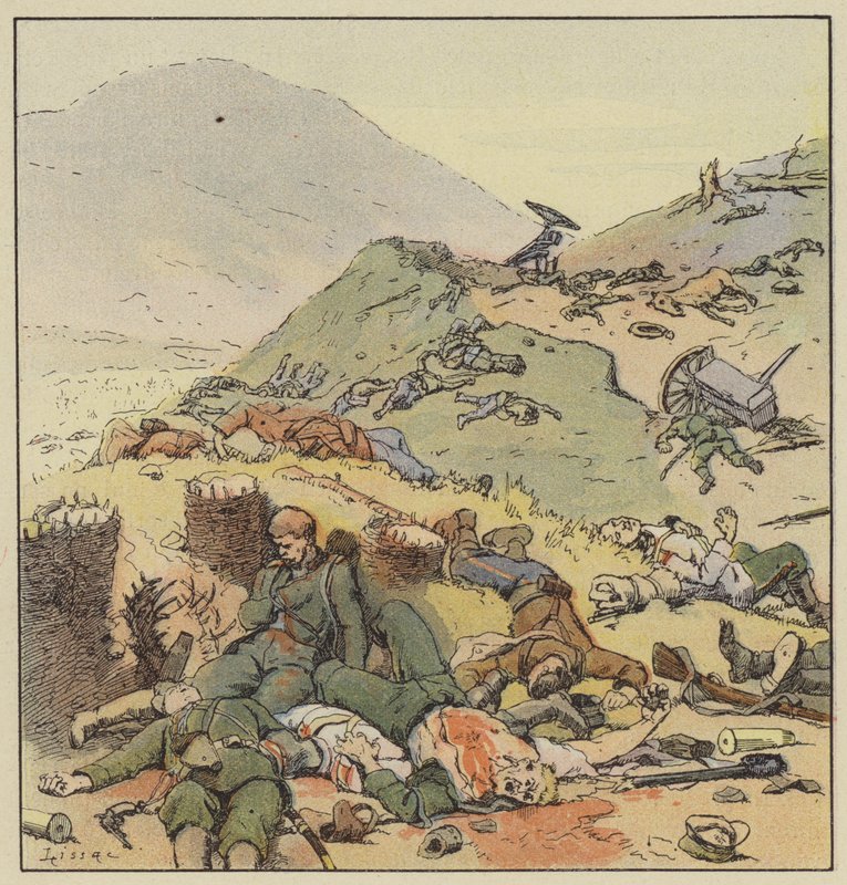Trench Abandoned by the Russians, Liao-Yang by L. Malespine
