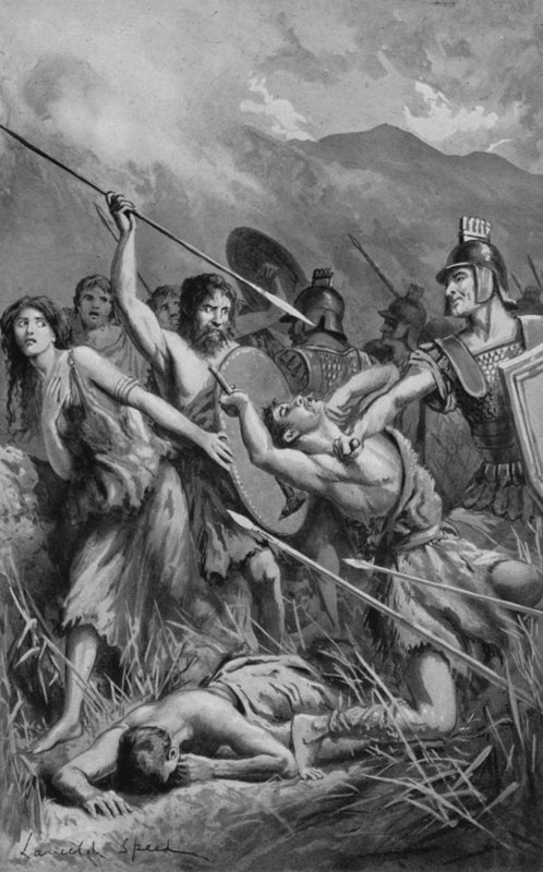 A Roman Attack on the Britons in Mona by Lancelot Speed