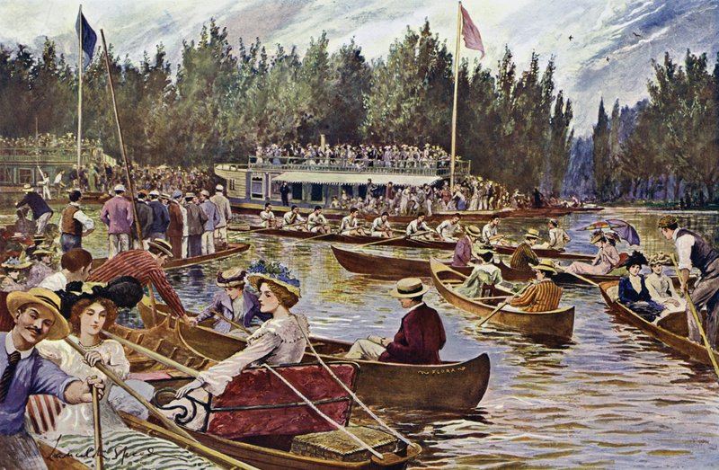 Rowing at Oxford by Lancelot Speed