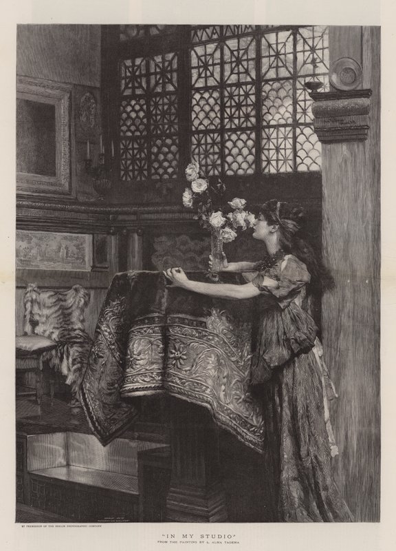 In My Studio by Lawrence Alma Tadema